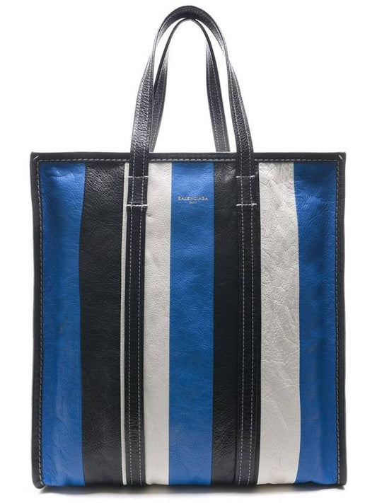 Bazaar Shopper Medium Tote Bag Blue - BALENCIAGA - BALAAN 2