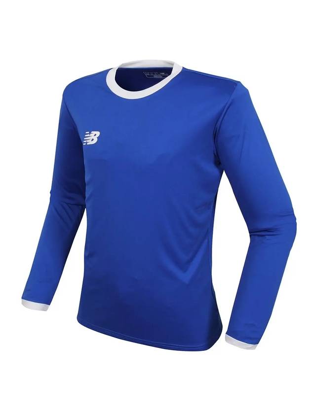 Ringer LS Jersey Sport Long Sleeve T-Shirt Blue - NEW BALANCE - BALAAN 2