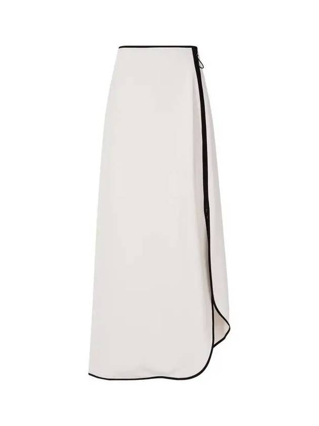 Women s Maxi Silk Slit Skirt Light Gray - GIORGIO ARMANI - BALAAN 1