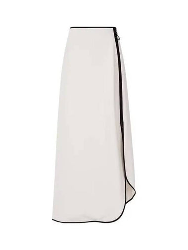 Women s Maxi Silk Slit Skirt Light Gray - GIORGIO ARMANI - BALAAN 1