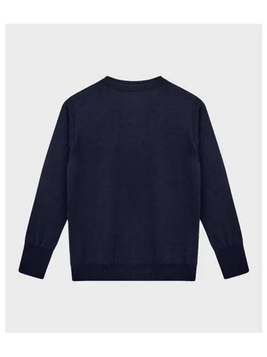 ANDERSEN Marine Crew Neck Navy Blue - ANDERSEN-ANDERSEN - BALAAN 1