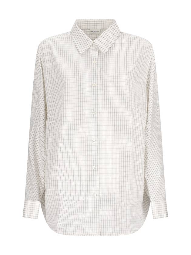 OVERSIZED CHECKED SHIRT - DRIES VAN NOTEN - BALAAN 1