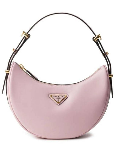 Arque Leather Shoulder Bag Alabster - PRADA - BALAAN 1