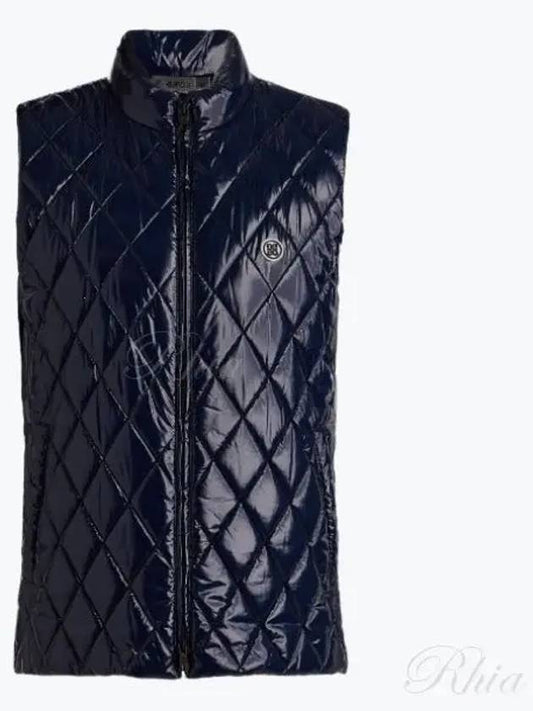 Quilted Polished Nylon Merino Wool Lined Puffer Vest G4MA23O50O TWLT Polished Merino Wool - G/FORE - BALAAN 1