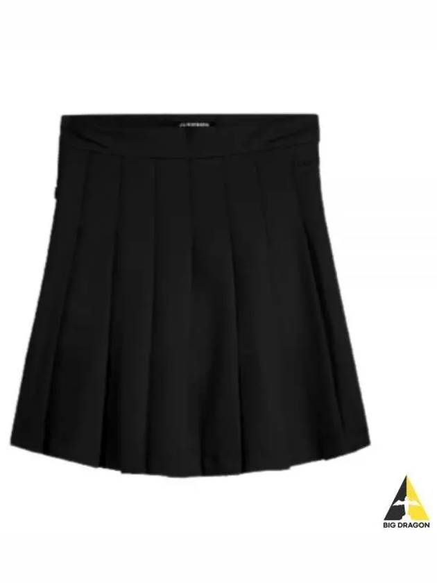 Women's Adina Golf Skirt Skirt Black - J.LINDEBERG - BALAAN 2