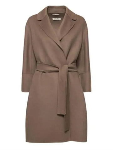 ARONA WOOL LONG COAT ARONA VERDE - MAX MARA - BALAAN 1