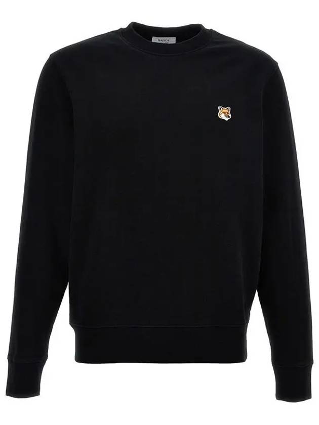 Maison Kitsune Foxhead Sweatshirt Black LM00301KM0001 P199 - STONE ISLAND - BALAAN 1