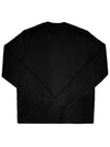 Merino wool black neck knitwear black 999 11CMKN123A 005292A - CP COMPANY - BALAAN 2