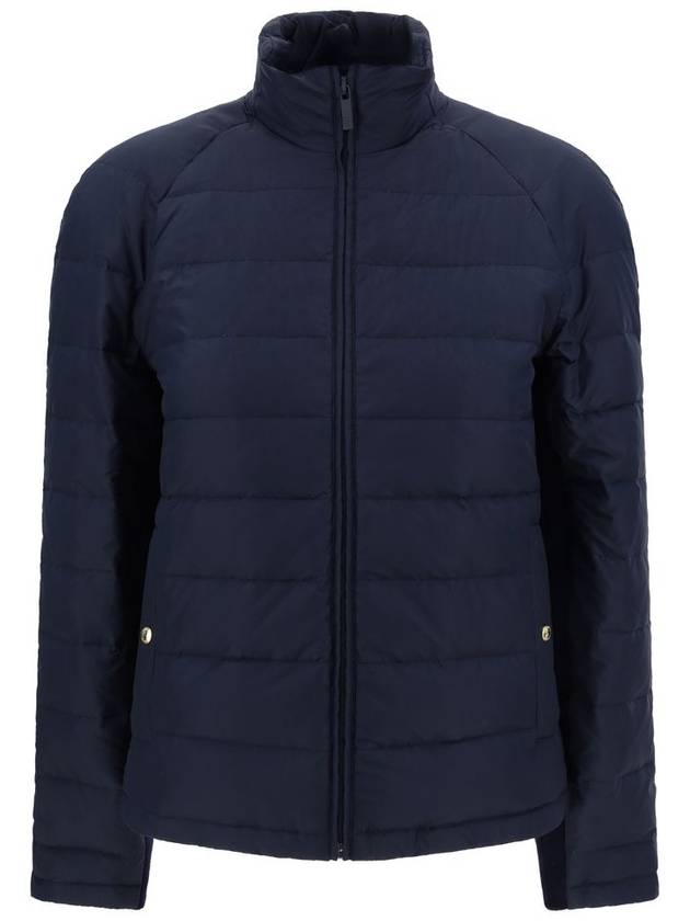 Ultra Light Tech Down 4 Bar Packable Purnel Neck Padding Navy - THOM BROWNE - BALAAN 2