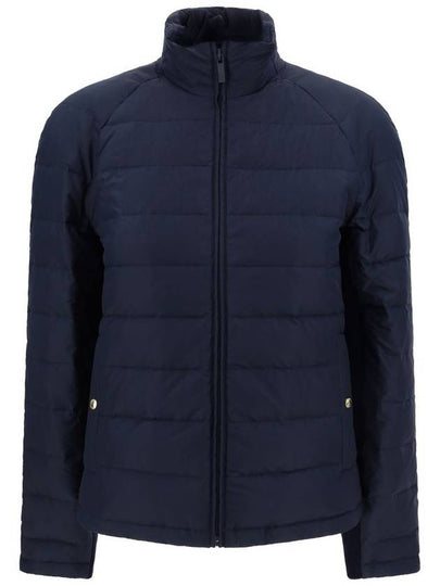 Ultra Light Tech Down 4 Bar Packable Purnel Neck Padding Navy - THOM BROWNE - BALAAN 2