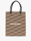 BB Monogram Mini Tote Bag Brown - BALENCIAGA - BALAAN 2