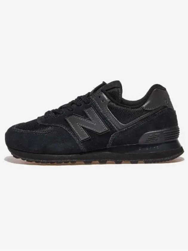 574 Low Top Sneakers Triple Black - NEW BALANCE - BALAAN 2