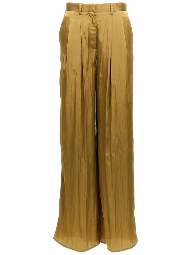 Nude Satin Pants - NUDE - BALAAN 1