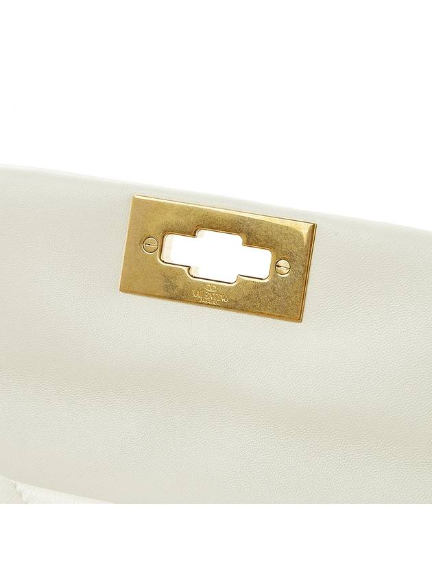 Roman Stud Shoulder Bag Ivory - VALENTINO - BALAAN 11