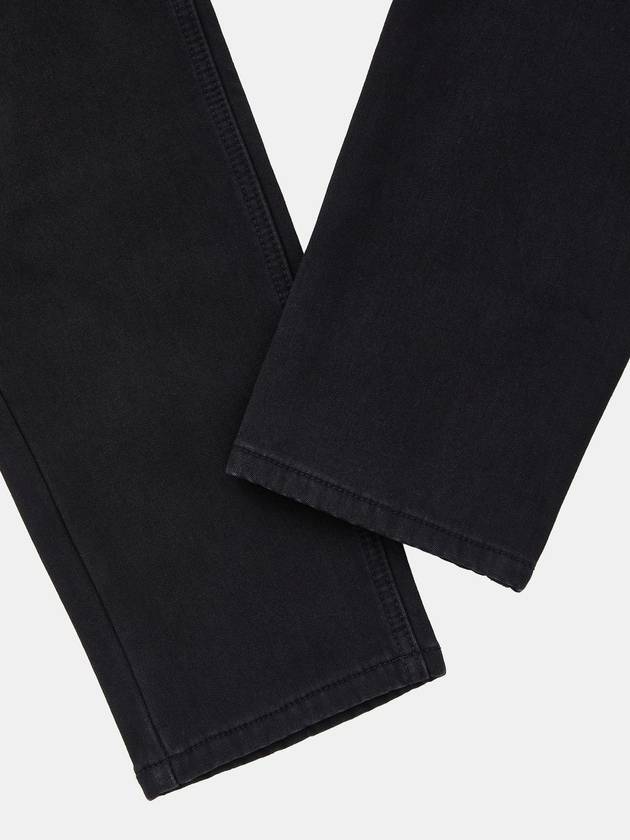 IKALOOK Men s Regular Fit Brushed Span Black Jeans BJN112 - IKALOOOK - BALAAN 5