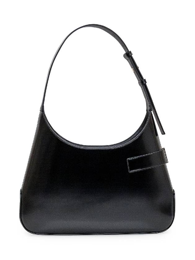 Calfskin Hobo Shoulder Bag Black - SALVATORE FERRAGAMO - BALAAN 4