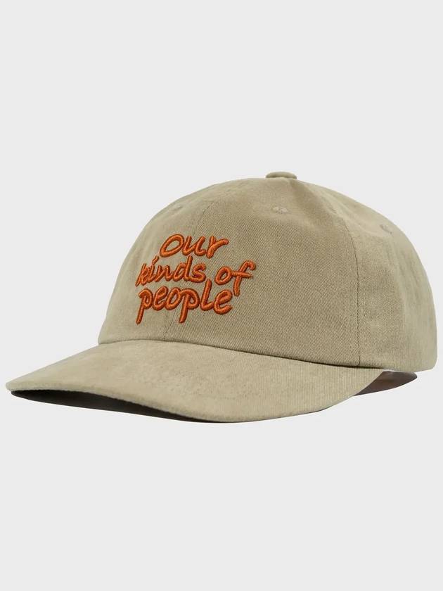 Our Kinds Of People Ball Cap Khaki - KINDS - BALAAN 6