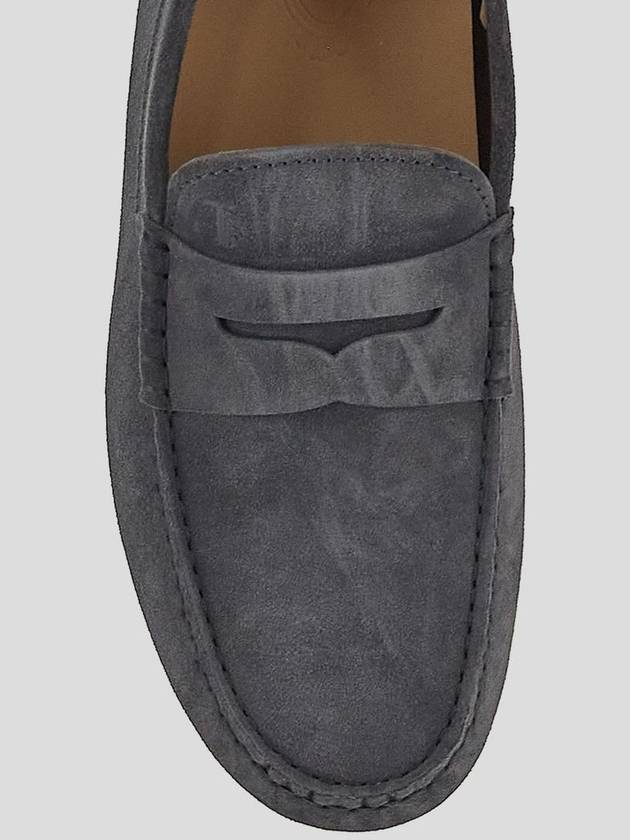 Gommino Bubble Suede Driving Shoes Grey - TOD'S - BALAAN 4