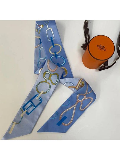 Do Re Boucles Twilly Scarf Bleu Ciel - HERMES - BALAAN 2