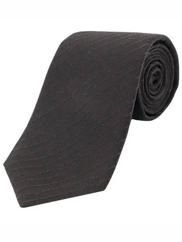 Interlocking silk crepe tie 7417164EAAT - GUCCI - BALAAN 1