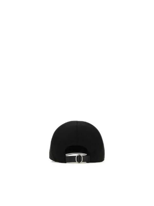 Cotton Ball Cap Black - JIL SANDER - BALAAN 4