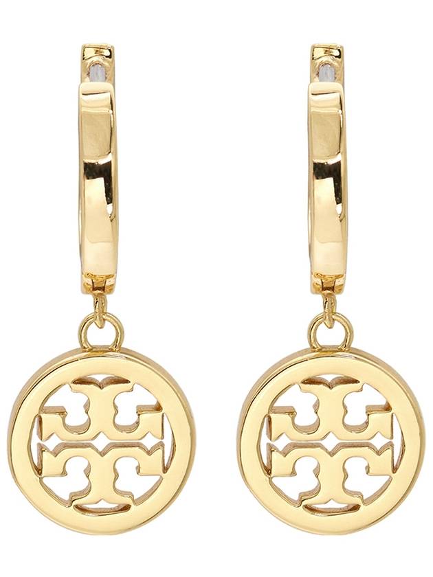 Miller Pave Hoop Earrings Gold - TORY BURCH - BALAAN 5