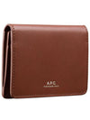 Stefan Horizon Logo Card Wallet Nut Brown - A.P.C. - BALAAN 7