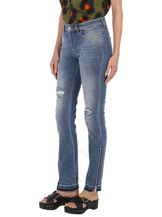 Philipp Plein Ladies Morgan Fit Angel Stretch Denim Jeans, Waist Size 27" - PHILIPP PLEIN - BALAAN 3