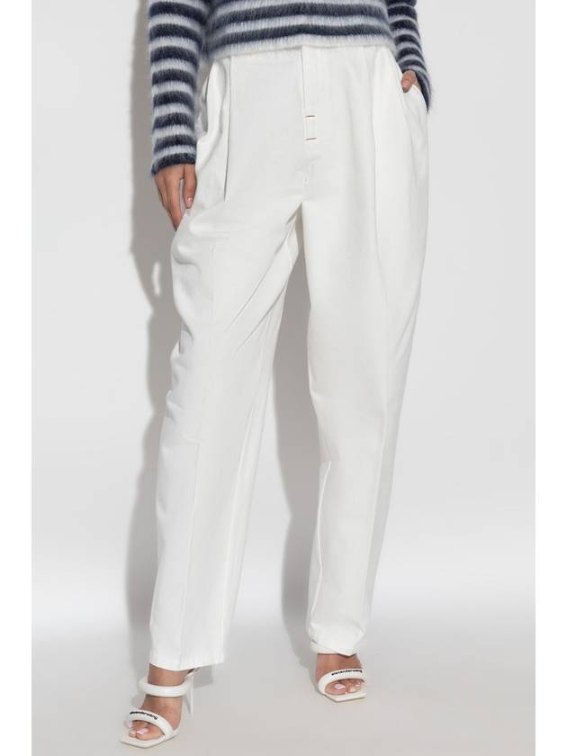 Curgio Ultra High Waist Jeans Off White - JACQUEMUS - BALAAN 4