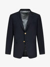 Super 120S Wool Twill Single Breasted Classic Jacket Navy - THOM BROWNE - BALAAN 3