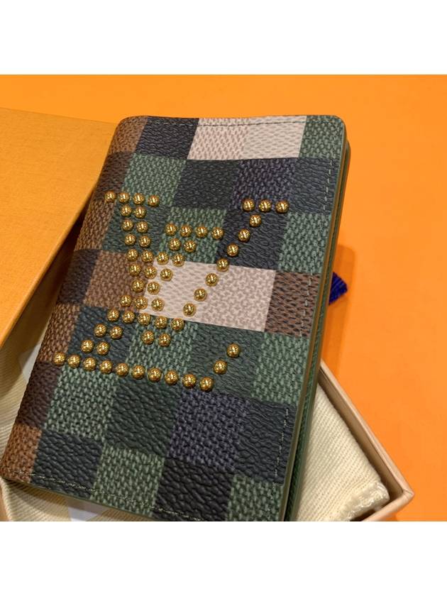 Wallet Pharrell Williams Damier Camouflage Pocket Card - LOUIS VUITTON - BALAAN 2