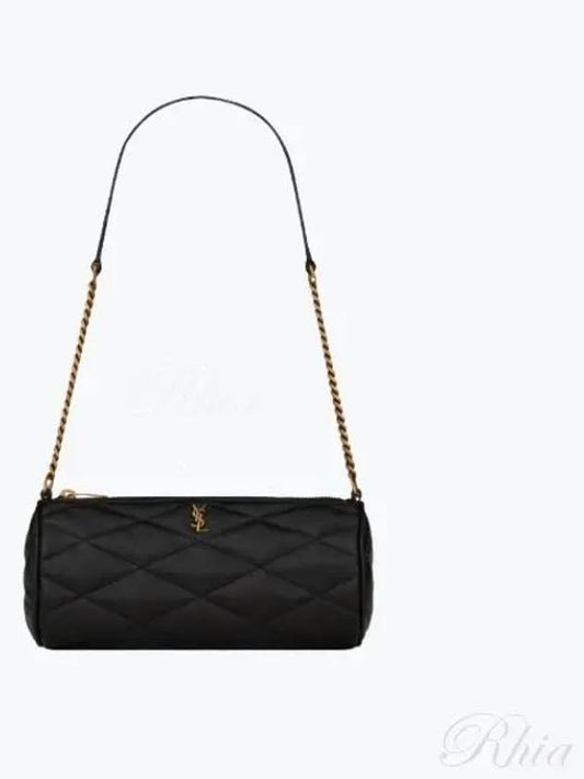 Tube Quilting Small Shoulder Bag Black - SAINT LAURENT - BALAAN 2