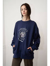 Animal recycle MTMnavy Animal recycling sweatshirt Navy - VIBEREEN - BALAAN 7