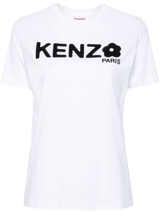 Boke Flower 2.0 Short Sleeve T-Shirt White - KENZO - BALAAN 2