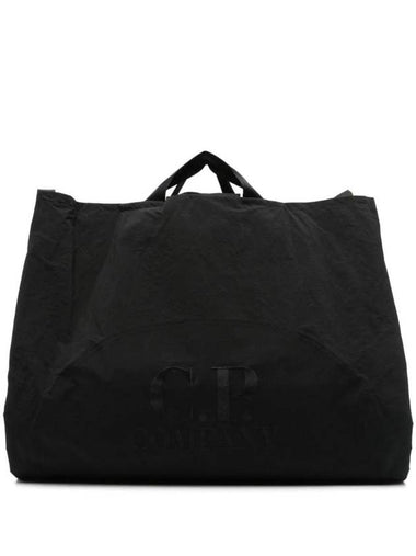 Plain Paper Touch Backpack Black - CP COMPANY - BALAAN 1