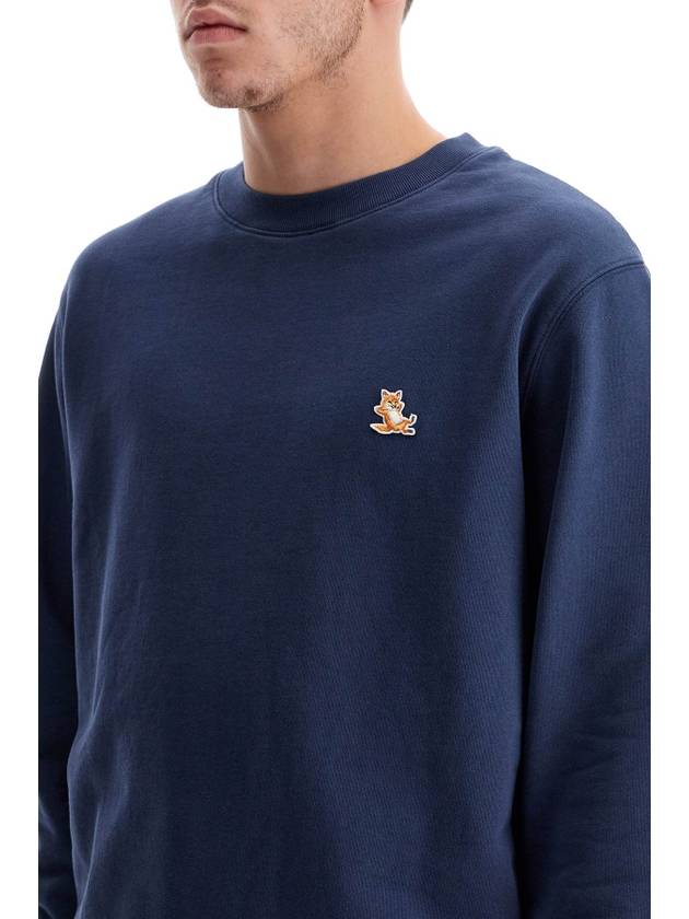 Chillax Patch Regular Sweatshirt Eclipse Blue - MAISON KITSUNE - BALAAN 5