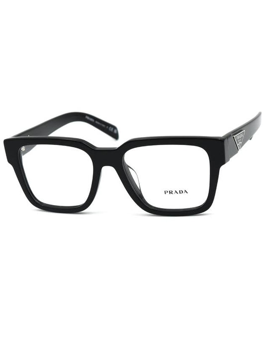 Eyewear Logo Square Eyeglasses Black - PRADA - BALAAN 2