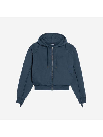 The Camargue Zip-Up Hoodie Dark Navy - JACQUEMUS - BALAAN 1