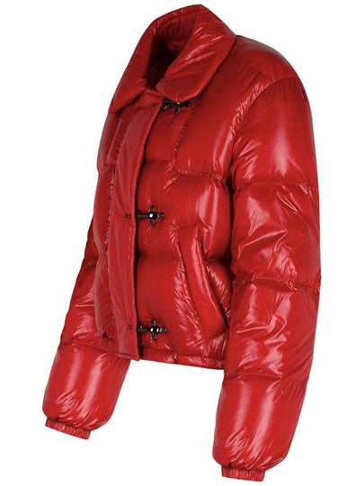 Fay Red Polyamide Down Jacket - FAY - BALAAN 2