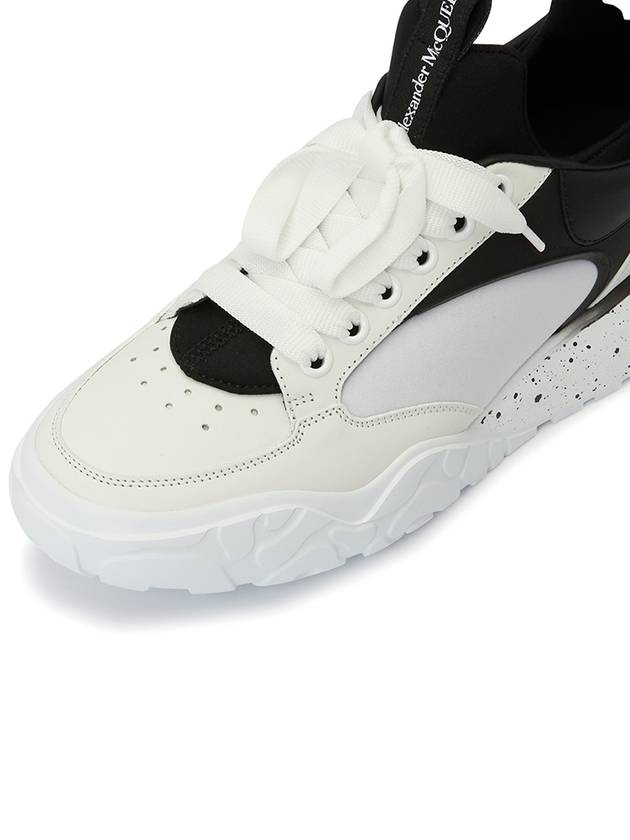 Court Tech Low Top Sneakers White Black - ALEXANDER MCQUEEN - BALAAN 8