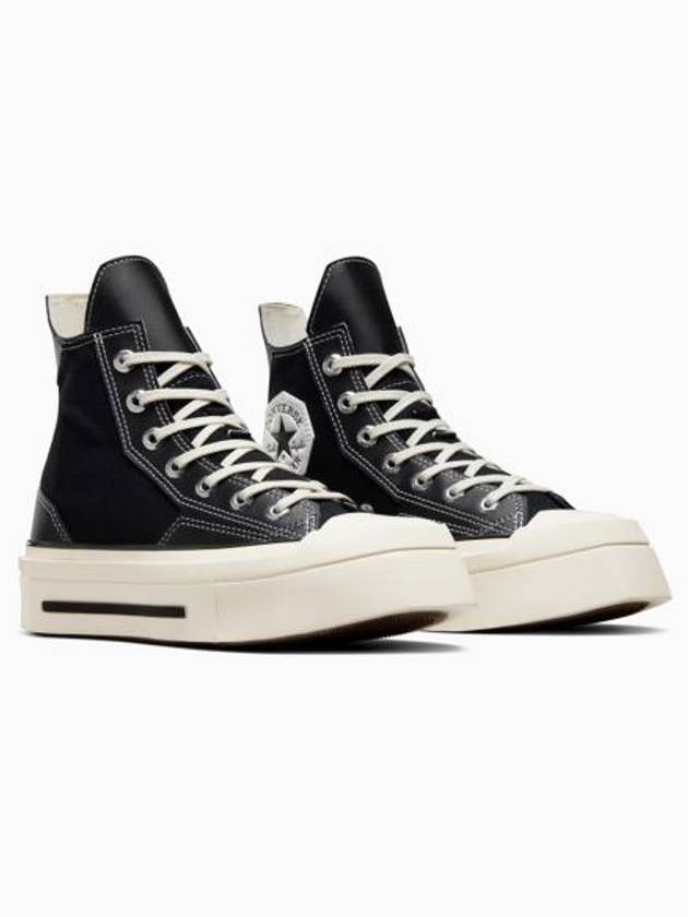 Chuck 70 De Luxe Square High Top Sneakers Black - CONVERSE - BALAAN 4