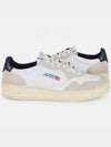 Men's Medalist Mesh Suede Low Top Sneakers White - AUTRY - BALAAN 2