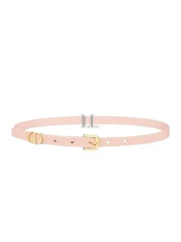 30 Montaigne 15MM Loop Ultrasoft Calfskin Belt Pink - DIOR - BALAAN 2