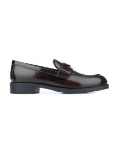 Women's Leather Loafers Brown - PRADA - BALAAN 2