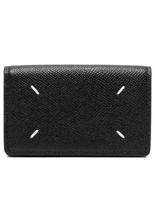 Stitch Card Wallet Black - MAISON MARGIELA - BALAAN 2