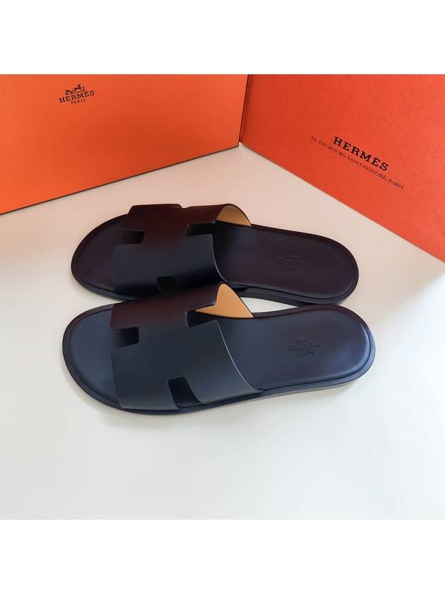 Izmir Sandal Calfskin & Noir - HERMES - BALAAN 4