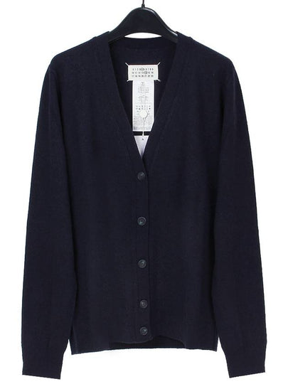 Eco Cashmere Loose Fit Cardigan Navy - MAISON MARGIELA - BALAAN 2