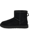 Women's Classic Mini II Side Logo Winter Boots Black - UGG - BALAAN.