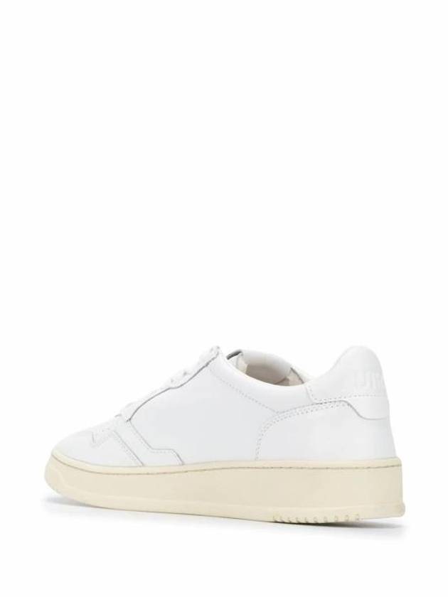 Medalist Leather Low Top Sneakers White - AUTRY - BALAAN 4