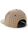 Cotton Micro Check Ball Cap Beige - BURBERRY - BALAAN 4